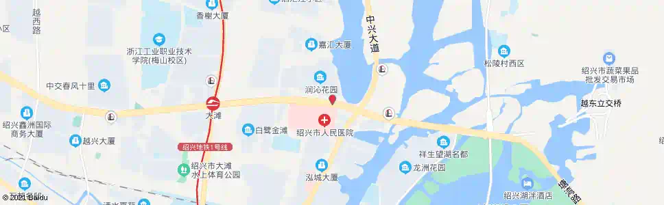 绍兴润沁花园_公交站地图_绍兴公交_妙搜公交查询2025