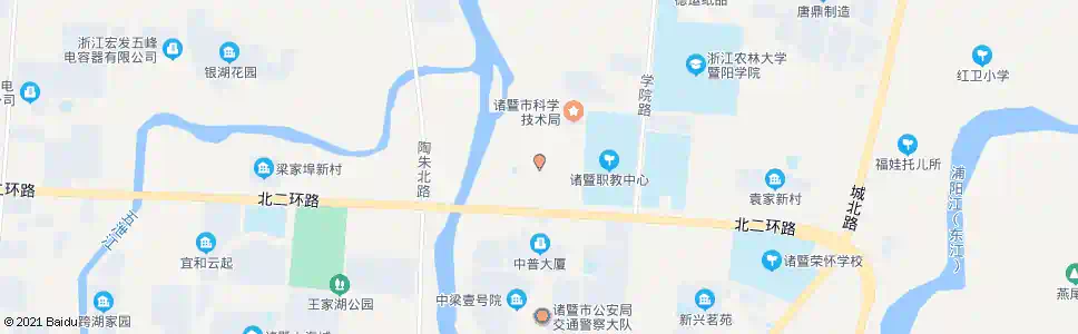 绍兴王家堰(暨北路)_公交站地图_绍兴公交_妙搜公交查询2025