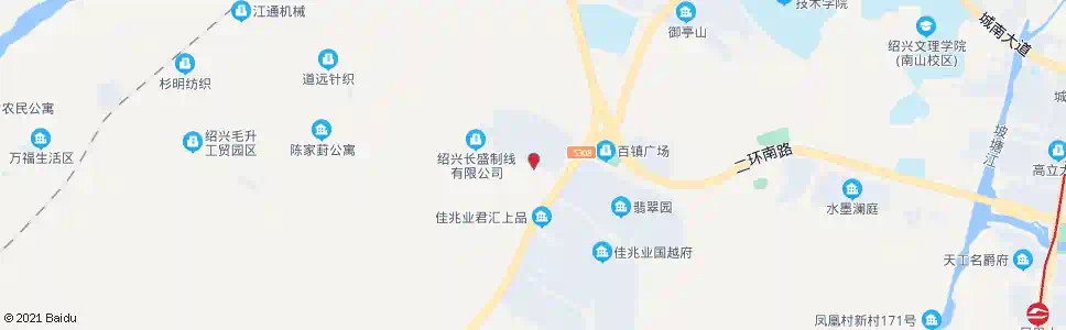 绍兴花为媒集团_公交站地图_绍兴公交_妙搜公交查询2025