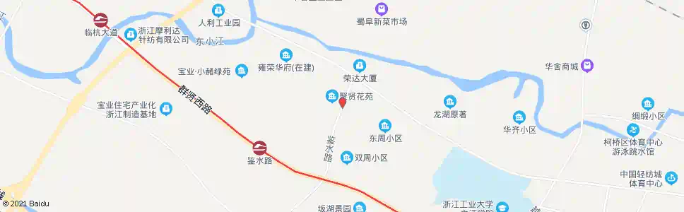绍兴聚贤花园_公交站地图_绍兴公交_妙搜公交查询2025