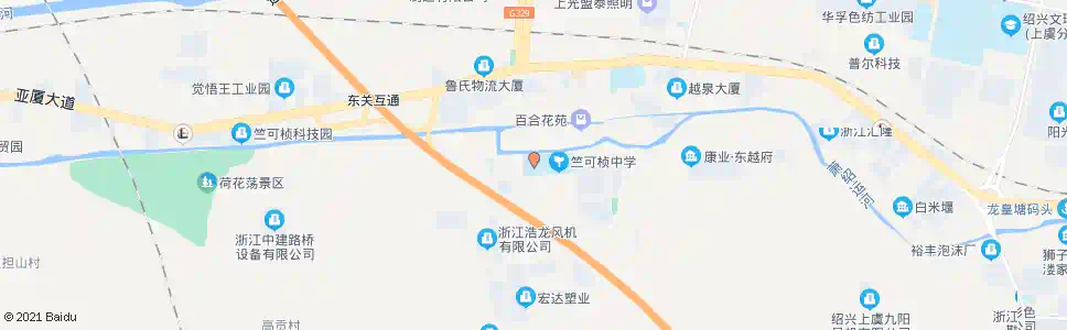 绍兴东关中心小学_公交站地图_绍兴公交_妙搜公交查询2025
