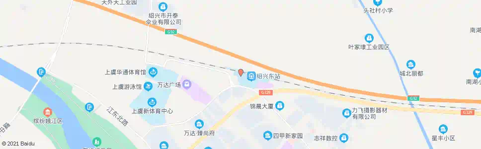 绍兴区公交湖东站_公交站地图_绍兴公交_妙搜公交查询2025