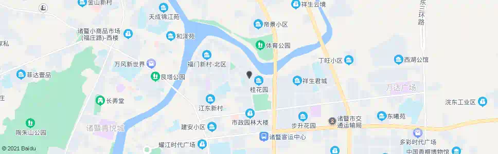 绍兴桂花园西门_公交站地图_绍兴公交_妙搜公交查询2025