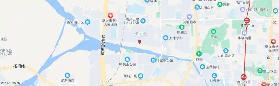 绍兴快阁苑三期_公交站地图_绍兴公交_妙搜公交查询2025