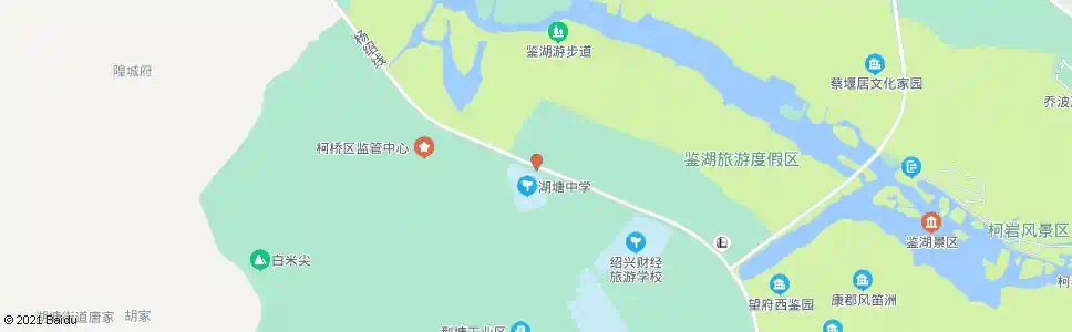 绍兴湖塘中学_公交站地图_绍兴公交_妙搜公交查询2025