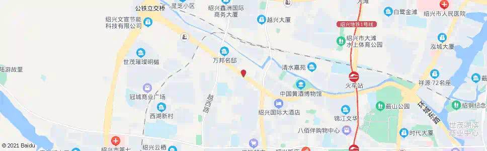 绍兴辕门桥_公交站地图_绍兴公交_妙搜公交查询2025
