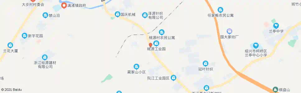 绍兴桃源村_公交站地图_绍兴公交_妙搜公交查询2025