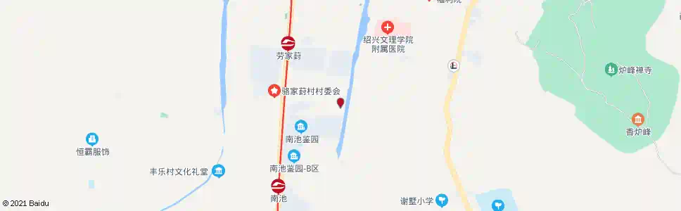 绍兴骆家葑_公交站地图_绍兴公交_妙搜公交查询2025