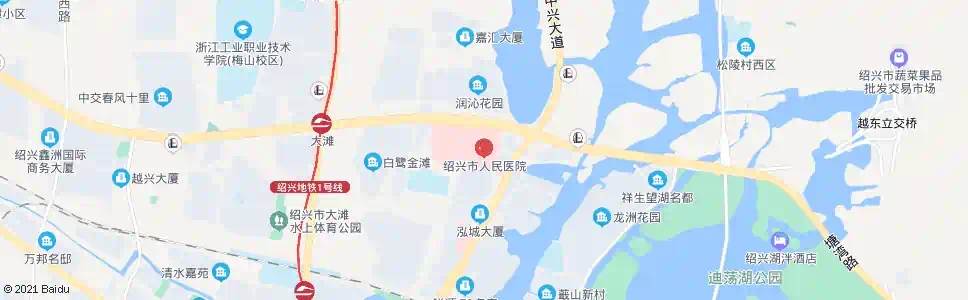 绍兴新医院枢纽站_公交站地图_绍兴公交_妙搜公交查询2025