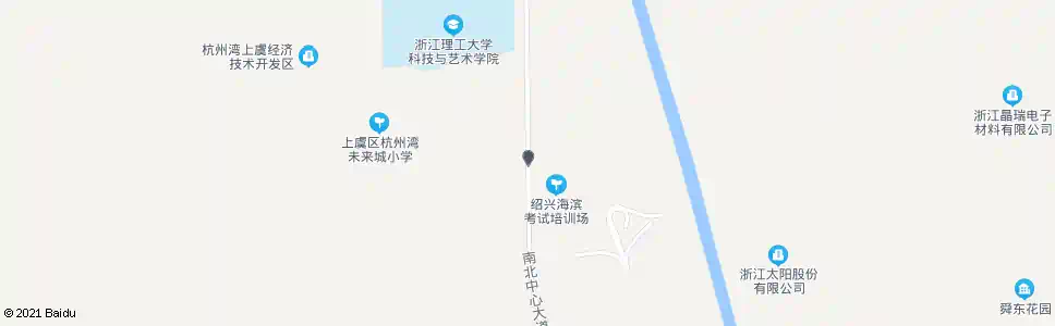 绍兴海滨考试场_公交站地图_绍兴公交_妙搜公交查询2025