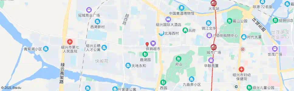 绍兴元培中学_公交站地图_绍兴公交_妙搜公交查询2025