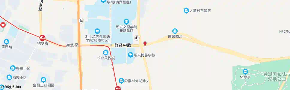 绍兴龙横江桥头_公交站地图_绍兴公交_妙搜公交查询2025