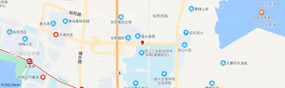 绍兴强头安置小区_公交站地图_绍兴公交_妙搜公交查询2025