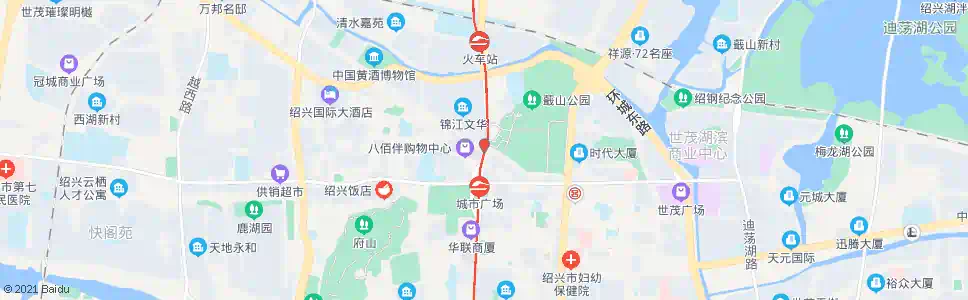 绍兴第五医院_公交站地图_绍兴公交_妙搜公交查询2025