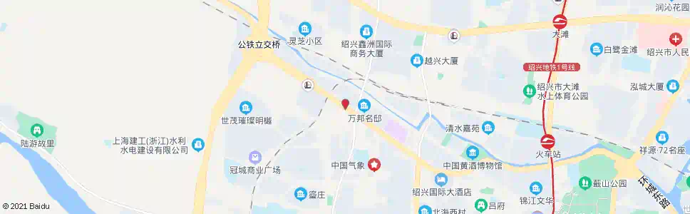 绍兴水联贸易公司_公交站地图_绍兴公交_妙搜公交查询2025