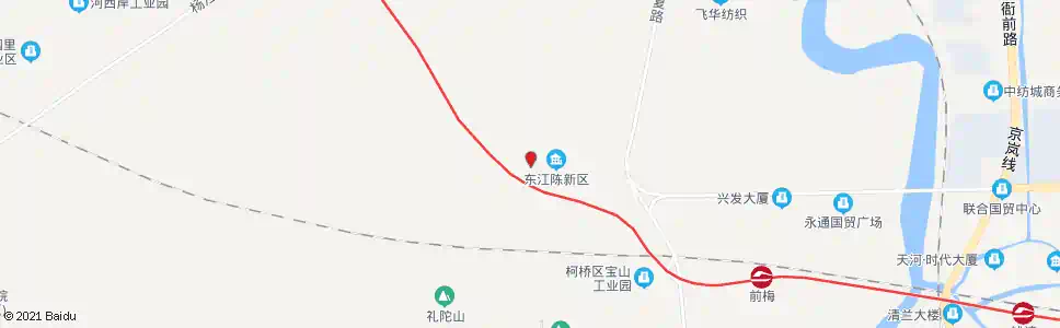 绍兴东江陈村_公交站地图_绍兴公交_妙搜公交查询2025