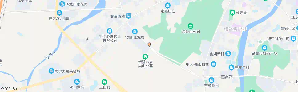 绍兴望云西路口(庙坞)_公交站地图_绍兴公交_妙搜公交查询2025