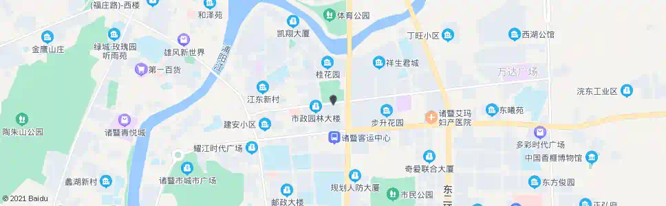 绍兴江东公寓_公交站地图_绍兴公交_妙搜公交查询2025