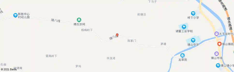 绍兴杨汉坞_公交站地图_绍兴公交_妙搜公交查询2025