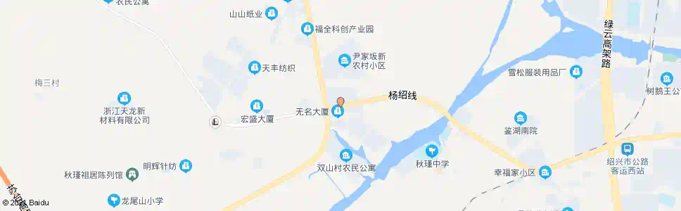 绍兴福全环岛_公交站地图_绍兴公交_妙搜公交查询2025