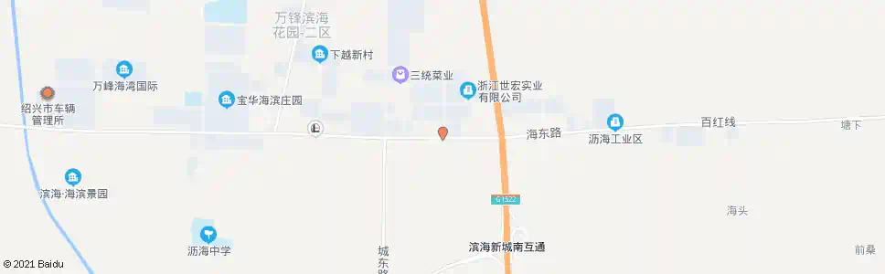 绍兴沥海工业园区_公交站地图_绍兴公交_妙搜公交查询2025