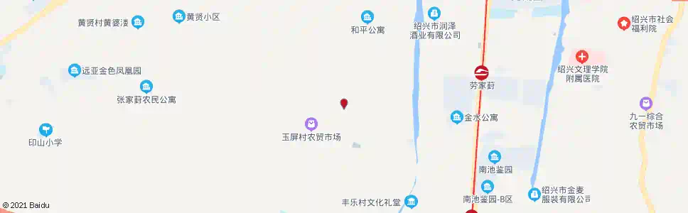 绍兴下伏山村_公交站地图_绍兴公交_妙搜公交查询2025