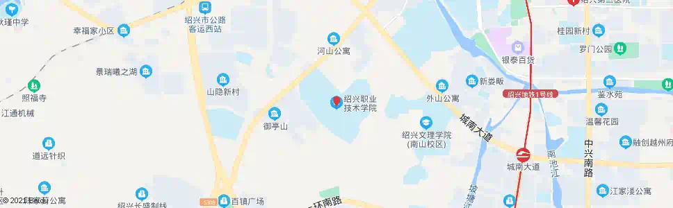 绍兴职业技术学校_公交站地图_绍兴公交_妙搜公交查询2025