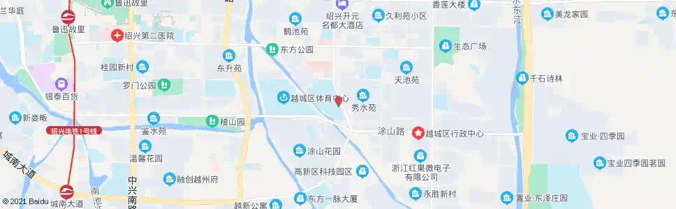 绍兴区职教中心门口_公交站地图_绍兴公交_妙搜公交查询2025