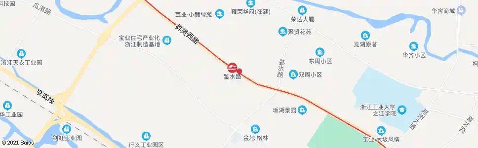 绍兴横江路口_公交站地图_绍兴公交_妙搜公交查询2025