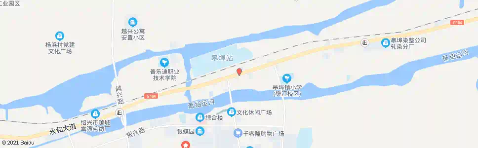 绍兴皋埠美食街_公交站地图_绍兴公交_妙搜公交查询2025