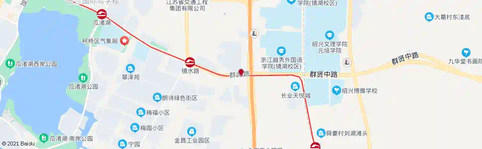 绍兴金川路口_公交站地图_绍兴公交_妙搜公交查询2025