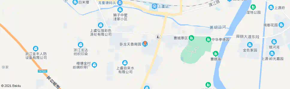 绍兴卧龙天香南园_公交站地图_绍兴公交_妙搜公交查询2025