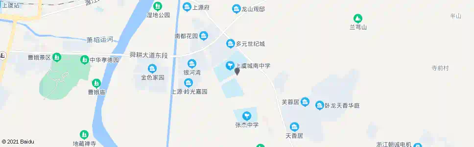 绍兴城南中学_公交站地图_绍兴公交_妙搜公交查询2025