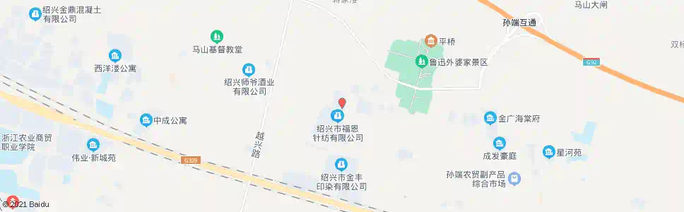 绍兴西塘村_公交站地图_绍兴公交_妙搜公交查询2025