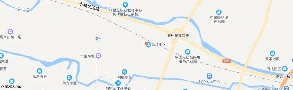 绍兴张溇村_公交站地图_绍兴公交_妙搜公交查询2025