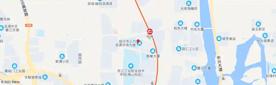 绍兴镜湖中学_公交站地图_绍兴公交_妙搜公交查询2025
