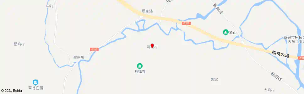 绍兴清坞村_公交站地图_绍兴公交_妙搜公交查询2025