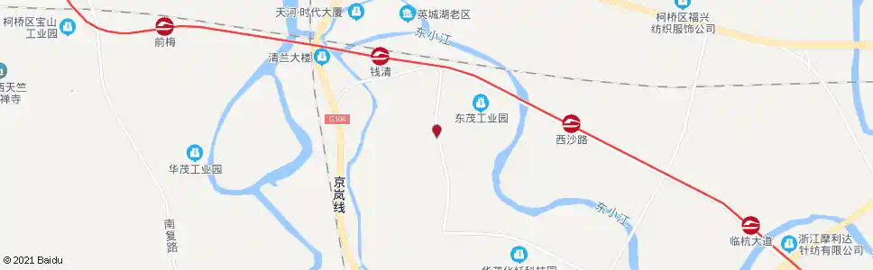 绍兴钱清热电厂_公交站地图_绍兴公交_妙搜公交查询2025