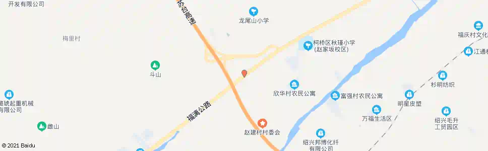 绍兴赵建村_公交站地图_绍兴公交_妙搜公交查询2025