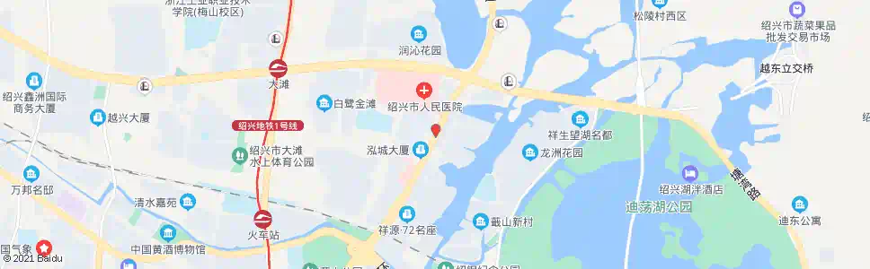 绍兴市人民医院(乐苑新村)_公交站地图_绍兴公交_妙搜公交查询2025