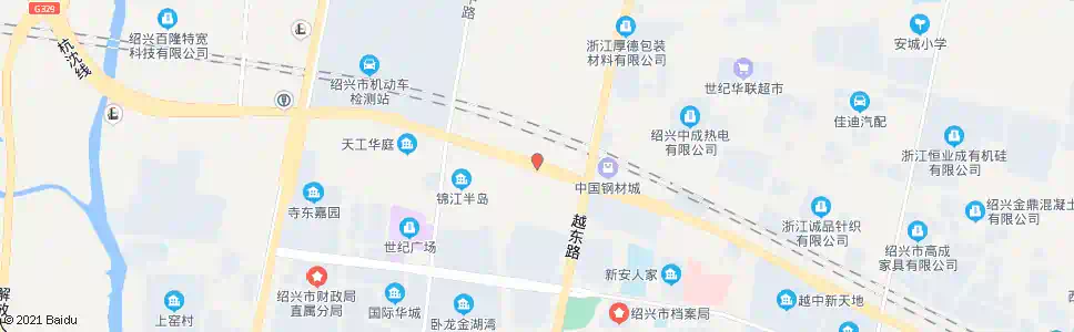 绍兴浙江艾耐特_公交站地图_绍兴公交_妙搜公交查询2025