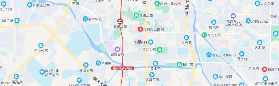 绍兴稽山中学_公交站地图_绍兴公交_妙搜公交查询2025