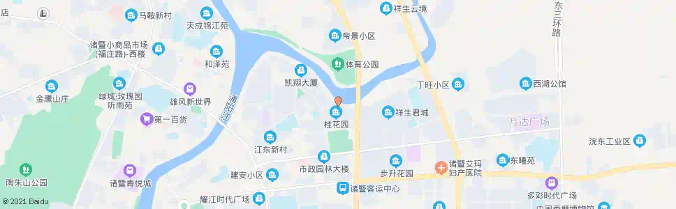 绍兴桂花园_公交站地图_绍兴公交_妙搜公交查询2025