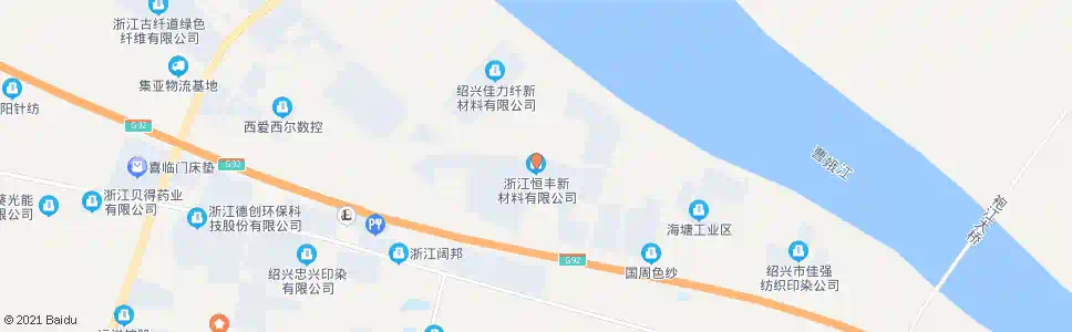 绍兴恒丰聚氨酯_公交站地图_绍兴公交_妙搜公交查询2025