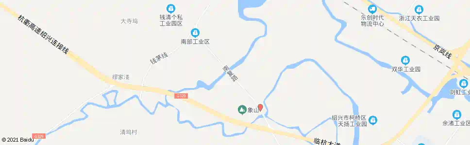 绍兴虎象村_公交站地图_绍兴公交_妙搜公交查询2025