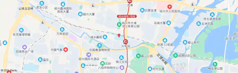 绍兴新二_公交站地图_绍兴公交_妙搜公交查询2025