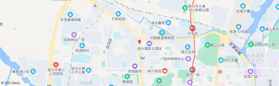 绍兴辕门桥环岛_公交站地图_绍兴公交_妙搜公交查询2025