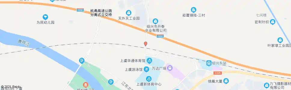 绍兴内五甲村_公交站地图_绍兴公交_妙搜公交查询2025