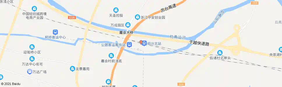 绍兴齐贤镇政府_公交站地图_绍兴公交_妙搜公交查询2025