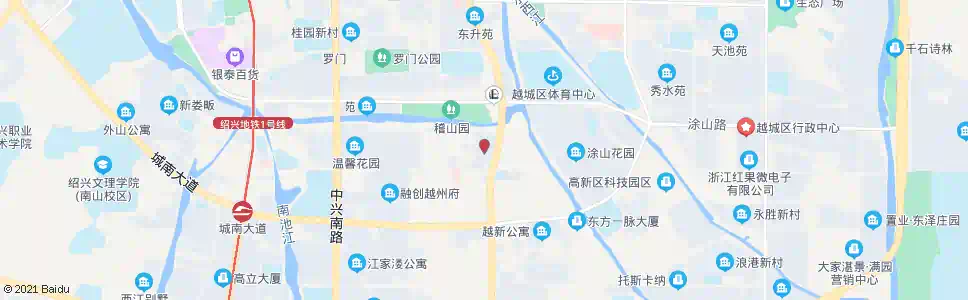 绍兴稽山公寓_公交站地图_绍兴公交_妙搜公交查询2025
